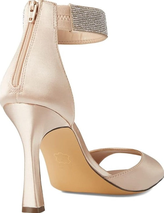 Nina New York Women's Ankle Strap Stiletto Dress Heeled Sandals Size 8