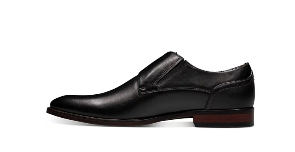 Florsheim Men's Ravello Monk Strap Dress Shoes Black Size 8.5 M