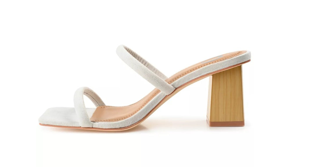 Journee Collection Women's Henrietta Dress Sandals Off White Size 8