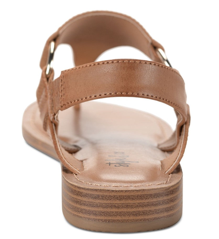 Style & Co. Women's Flexible Thong Goring Blairee Slip On Sandal Brown Size 7.5