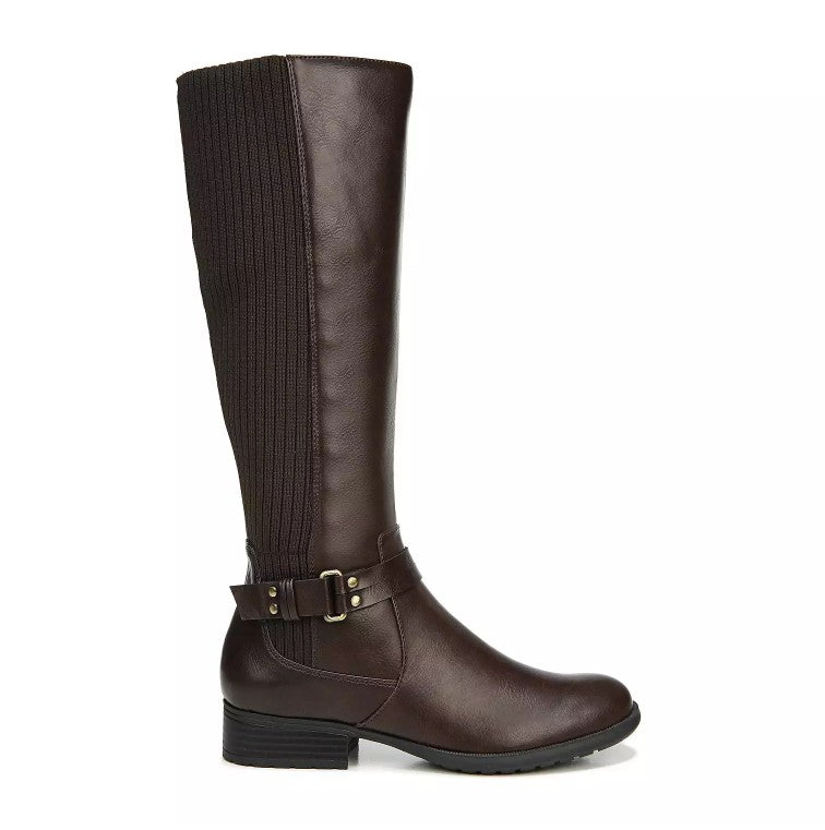 LifeStride Women's X-Anita Tall Shaft Boots Dark Chocolate Size 7 1/2 M