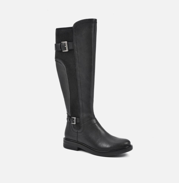White Mountain Women's Meditate Tall Shaft Boots Black Size 8.5