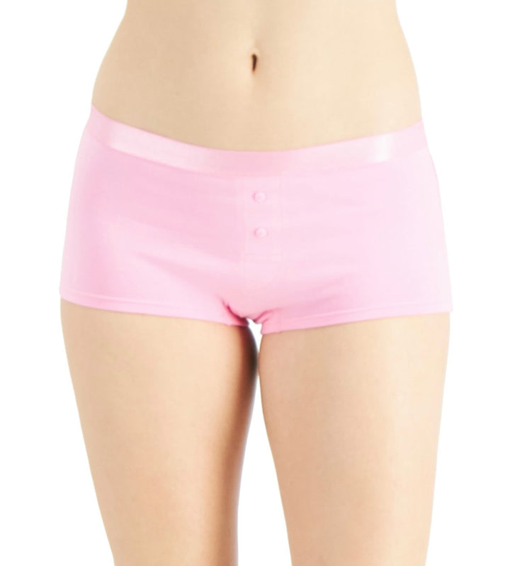 Jenni Women's Boyshorts Underwear 2-Pk Buffalo/Cali Pink Size M