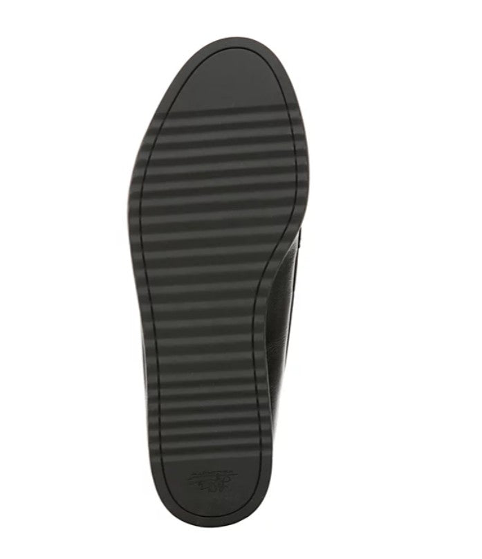 LifeStride Women's Zee Slip On Penny Loafers Shoes Black Faux Leather Size 7 1/2