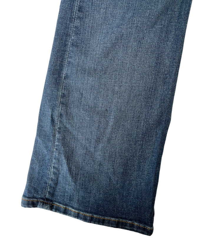 Jaen Women's Dark Wash High Rise Boot Cut Leg Denim Jeans Size 34