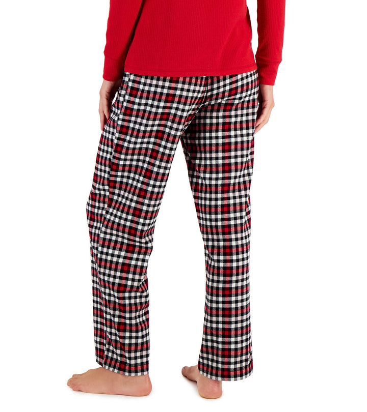 Charter Club Women's Yarn Dyed Flannel Plaid Pajama Pants Buffalo Check Size XXL