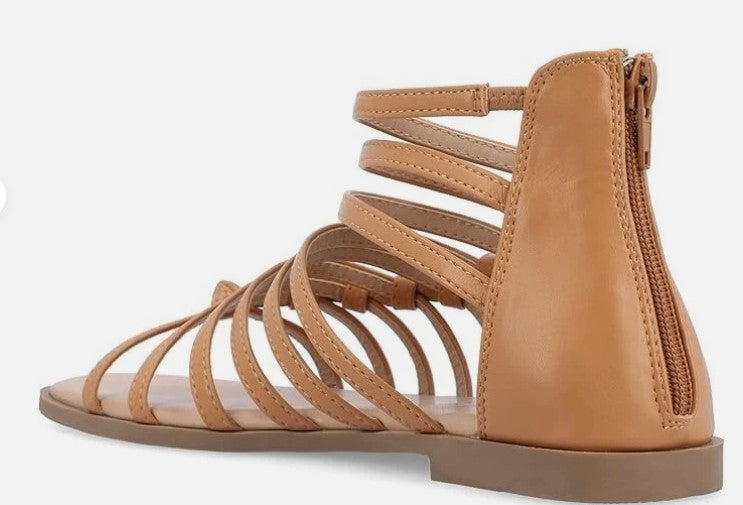 Journee Collection Women's Tru Comfort Foam Petrra Sandals Tan Size 9.5