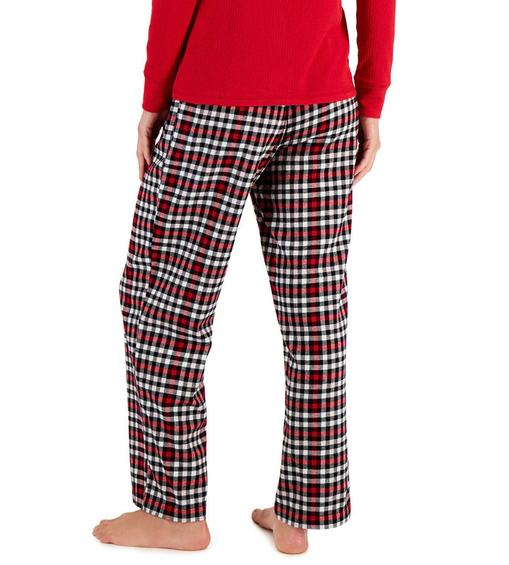 Charter Club Women's Yarn Dyed Flannel Plaid Pajama Pants Buffalo Check Size XXL