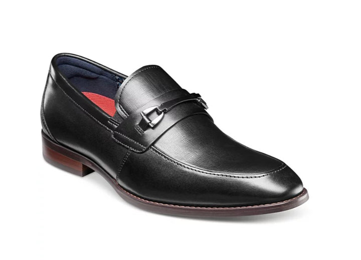 Stacy Adams Men's Kaylor Bit Dress Loafer Shoes Black Size 10 M