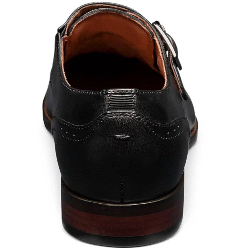 Florsheim Men's Ravello Monk Strap Dress Shoes Black Size 8.5 M