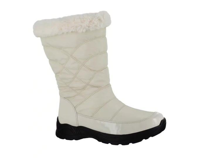 Easy Street Women's Easy Dry by Cuddle Waterproof Boots Winter White Size 6 M