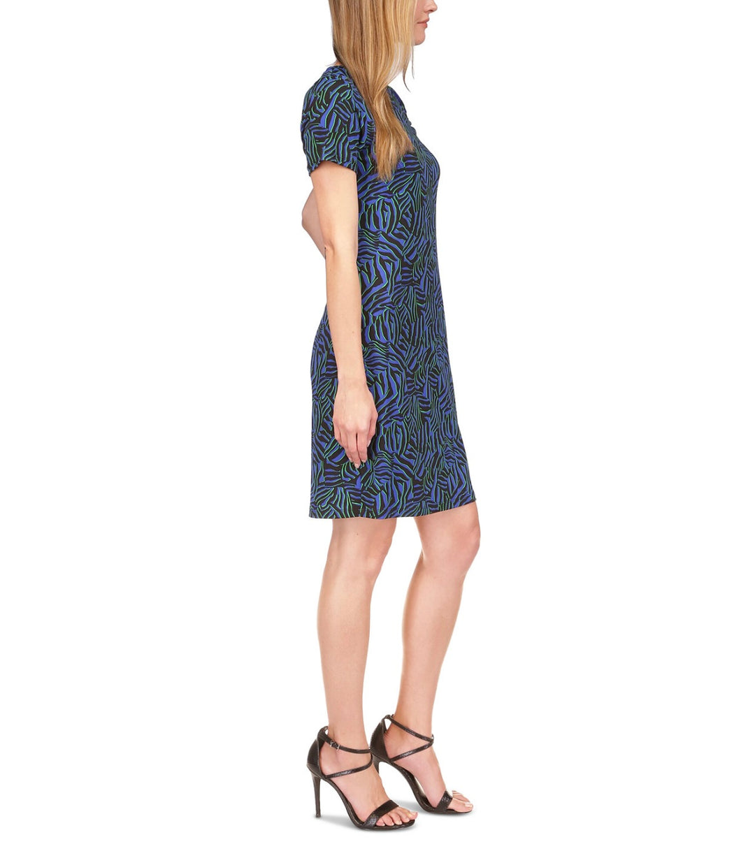 Michael Michael Kors Women's Short Sleeve Asymmetrical Neckline Dress Size M
