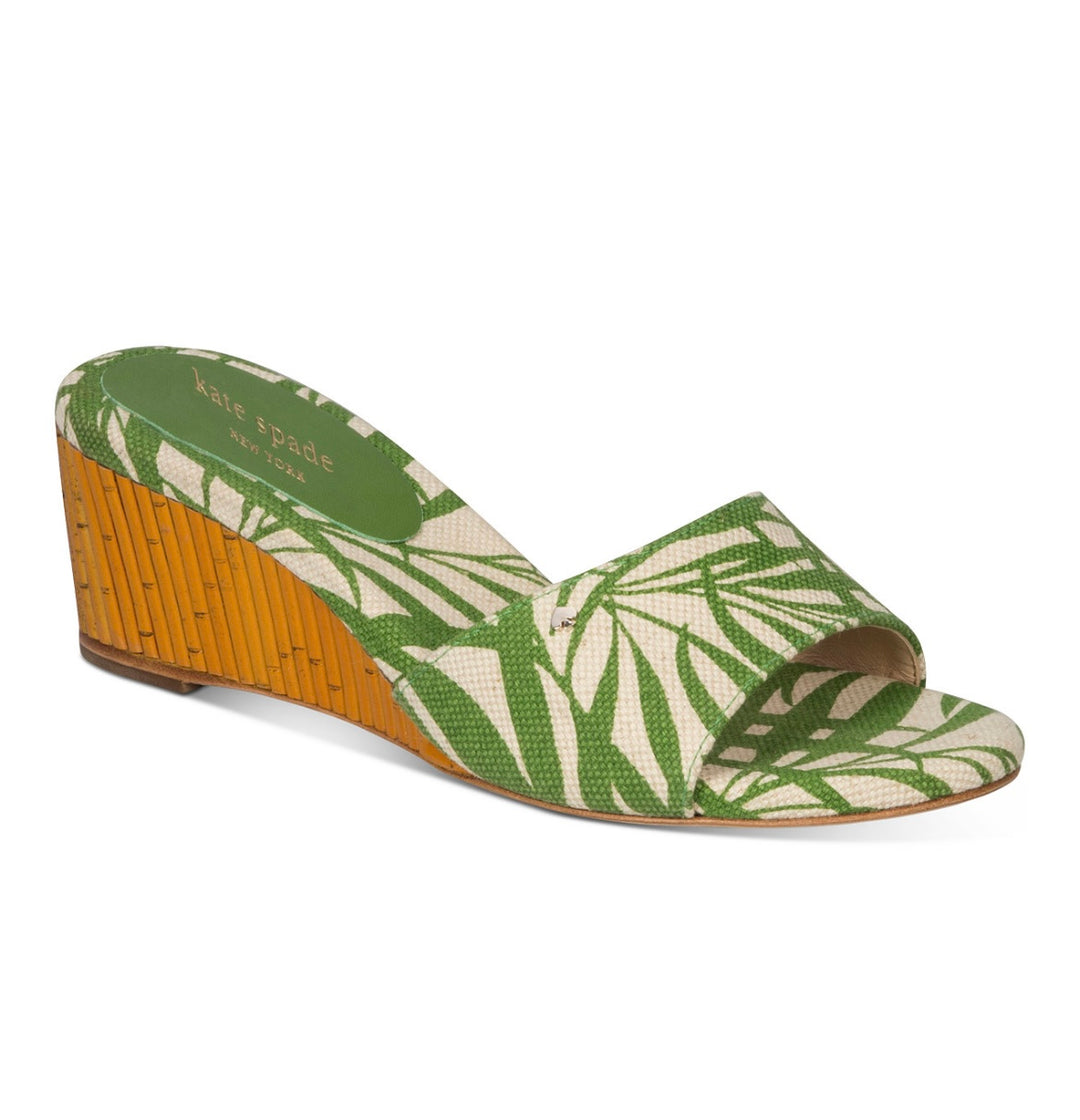 Kate Spade New York Women's Meena Slide Sandals Palm Fronds
