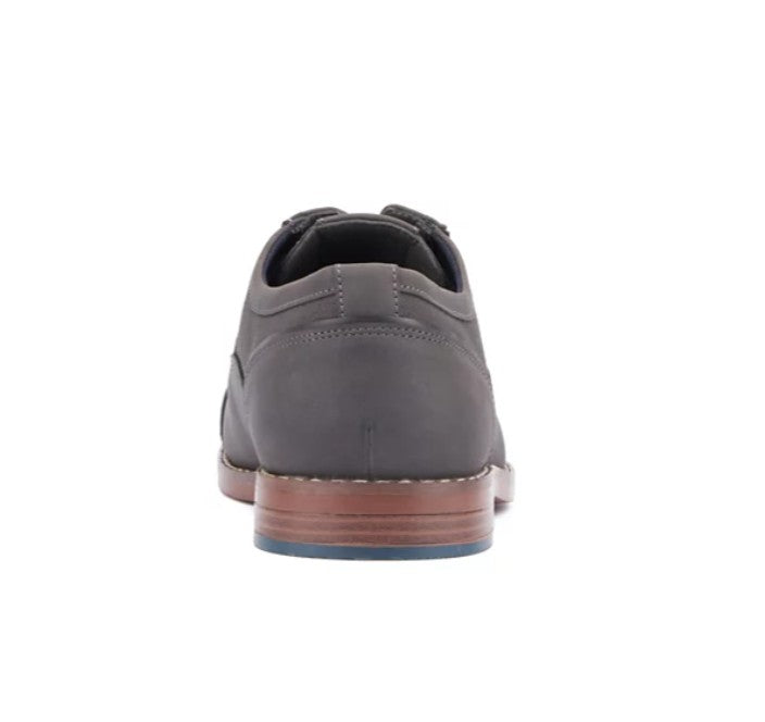 Reserved Footwear Men's Asher Oxford Casual Shoe Charcoal Size 10