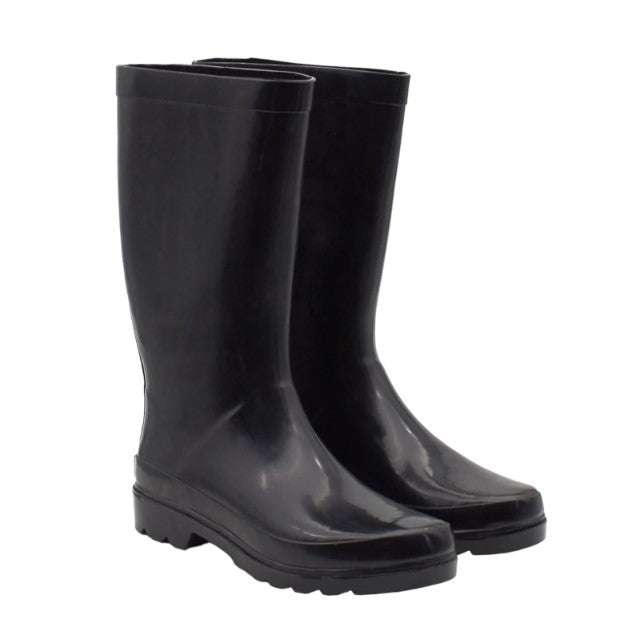 Sugar Women's Raffle Tall Rain Boots Solid Black Size 11 M