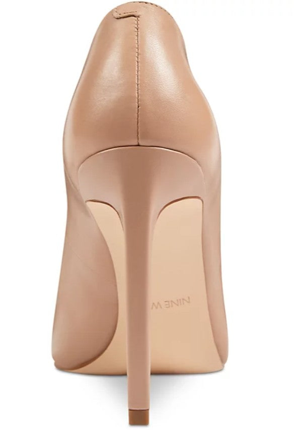 Nine West Women's Tatiana Pointy Toe High Stiletto Pumps Medium Natural Size 5.5