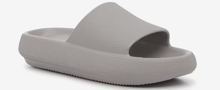 Madden Men's Foam Cushioned Footbed Jumpin Slide Sandals Grey Size 10