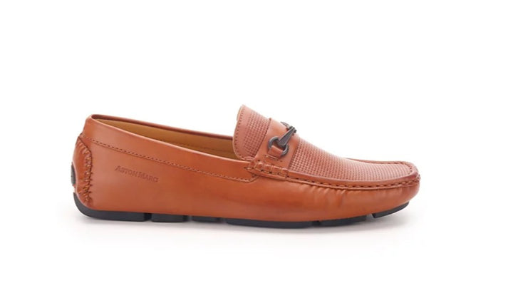 Aston Marc Men's Bit Slip-On Driving Shoes Tan Size 10 M
