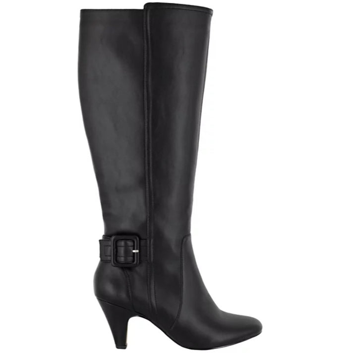 Bella Vita Women's Troy II Tall Dress Boots Black Leather Size 11