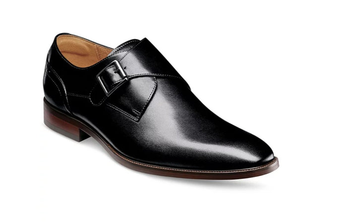 Florsheim Men's Ravello Monk Strap Dress Shoes Black Size 8.5 M