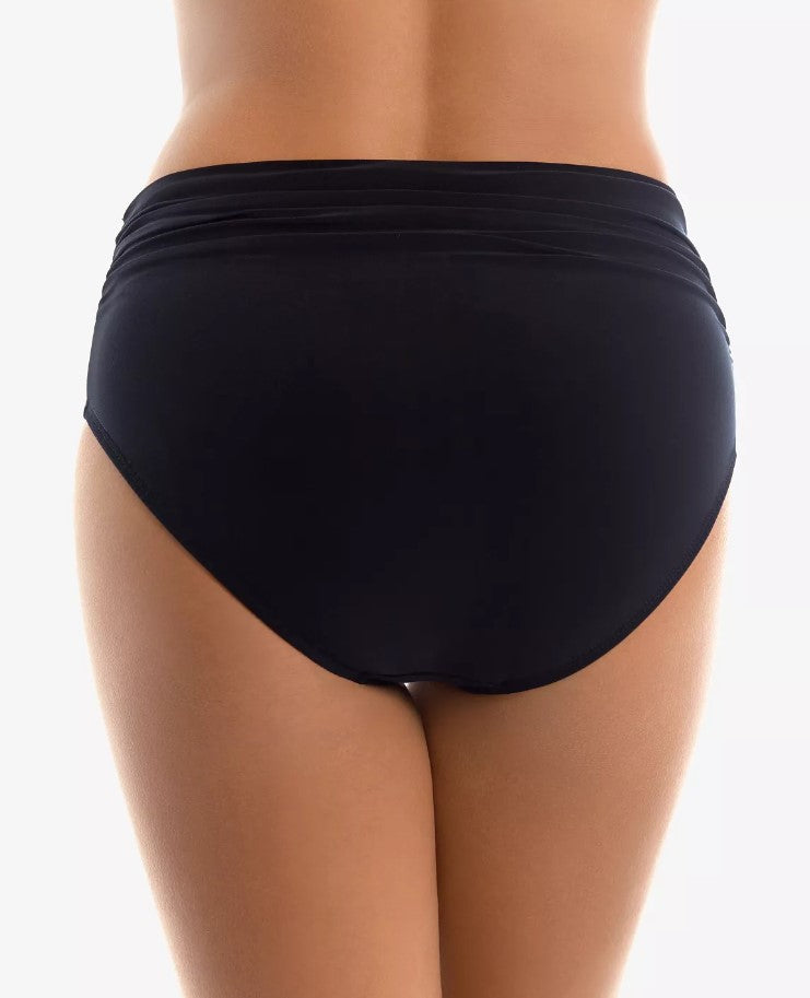 Magicsuit Women's Shirred Bikini Bottoms Black
