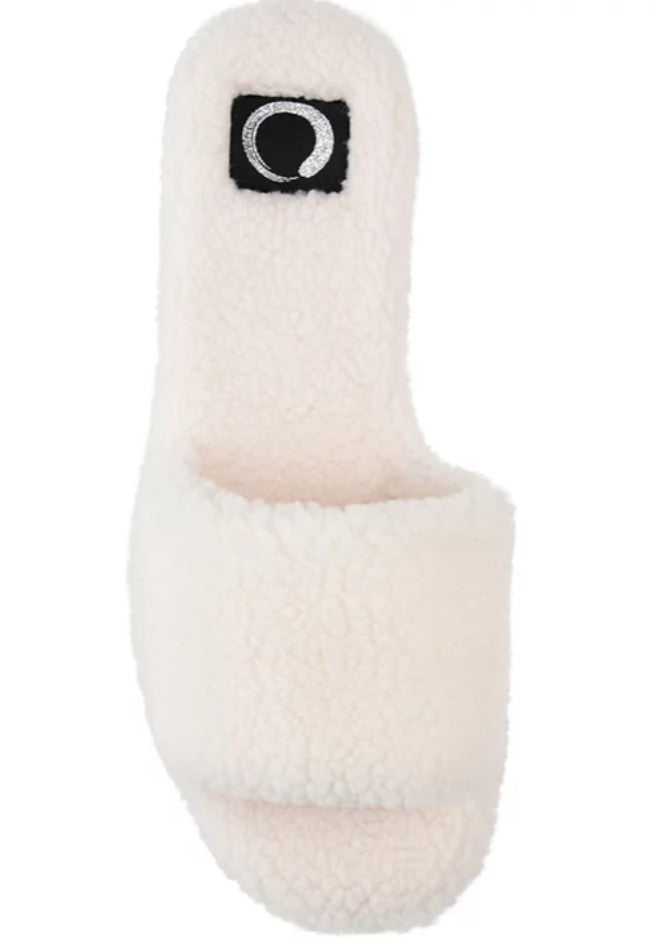 Journee Collection Women's Sunlight Slide Slipper Ivory Size 8