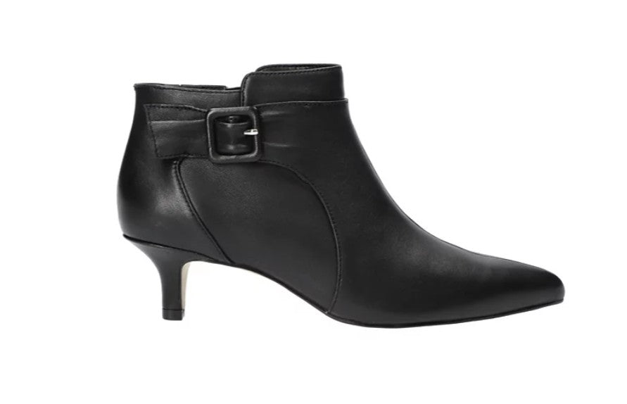 Bella Vita Women's Bindi Shooties Boots Black Leather Size 6.5