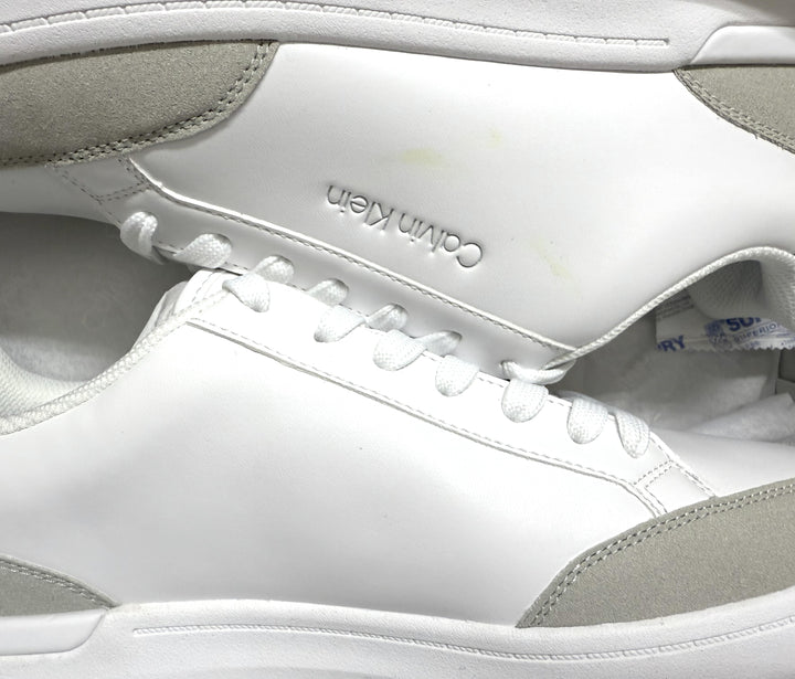Calvin Klein Men's Blaven Sneakers Shoes Light Grey Size 11.5