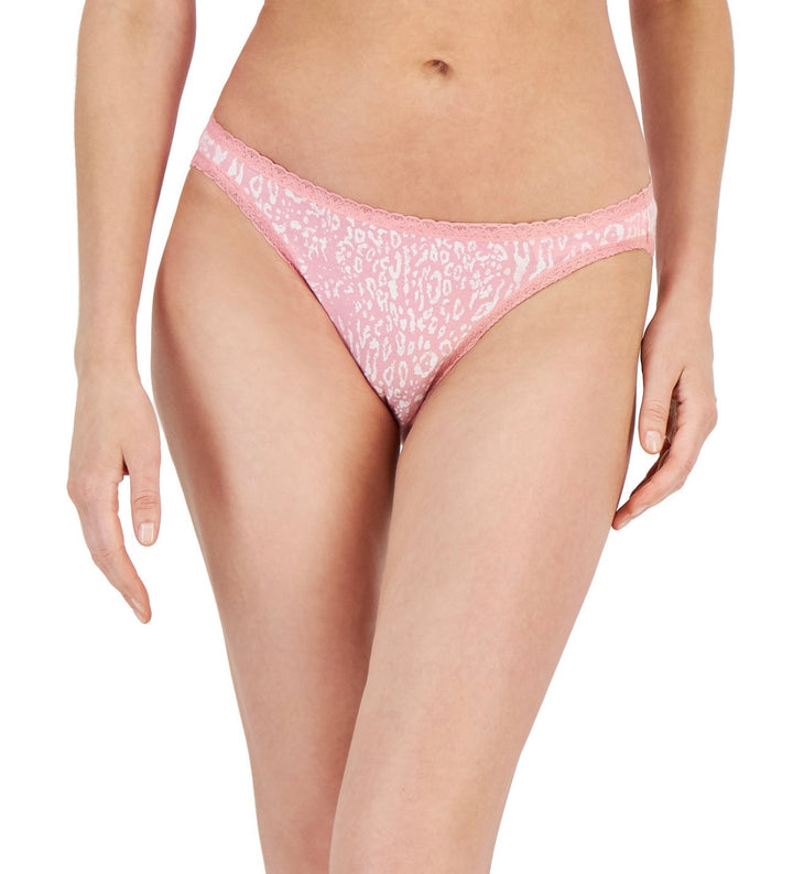 Jenni Women’s Lace Trim Bikini Underwear Dist Animal Size L