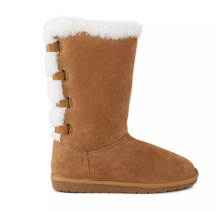 Sugar Women's Panthea Fuzzy Winter Tall Boots Chestnut Size 9