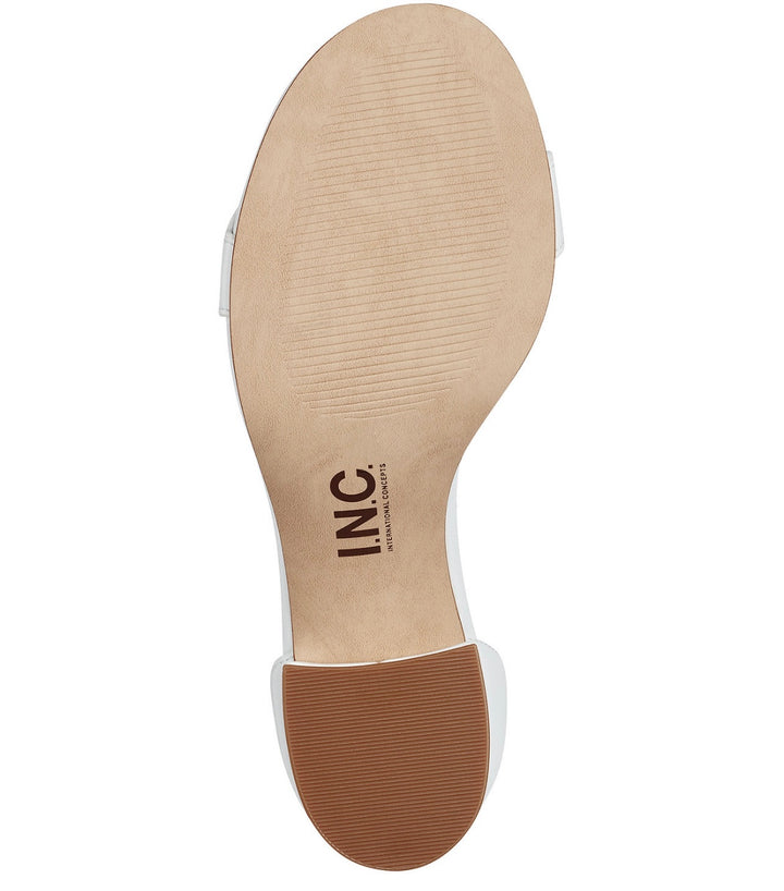 INC International Concepts Women's Hadwin Scallop Two-Piece Sandals Size 6M