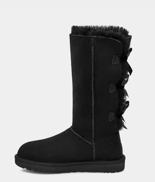 UGG Women's Bailey Bow Tall II Boots Black Size 9