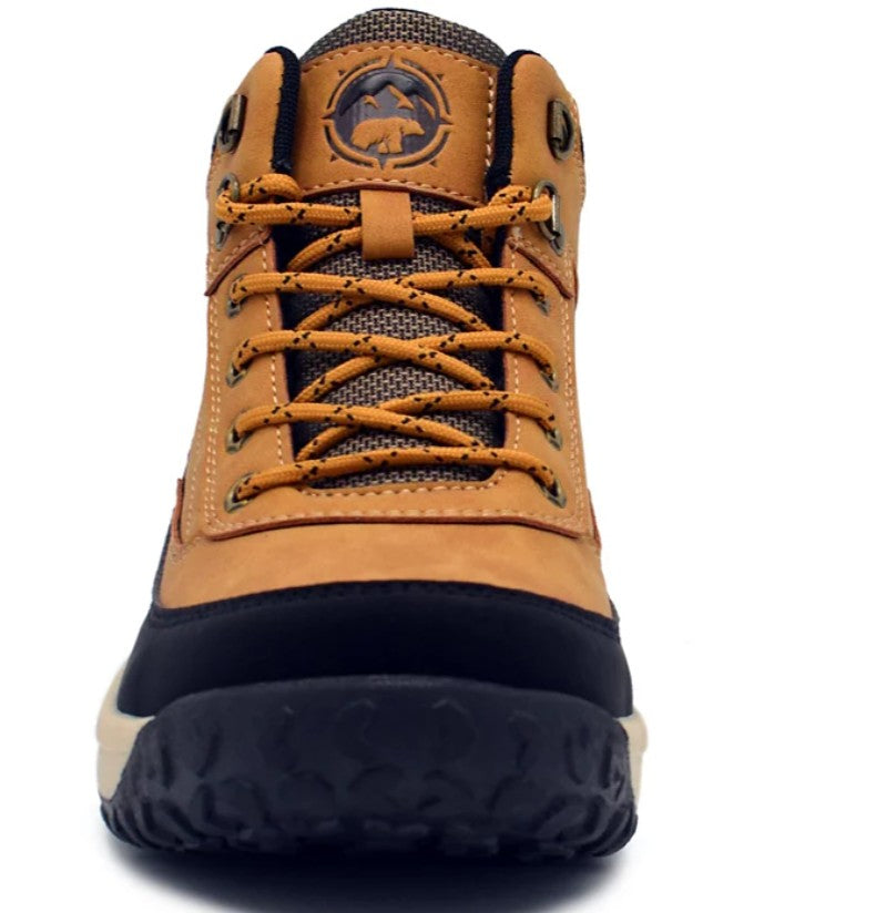 Polar Range Men's Cushioned Comfort Lace-up Closure Lundar Boot Olive-Wheat