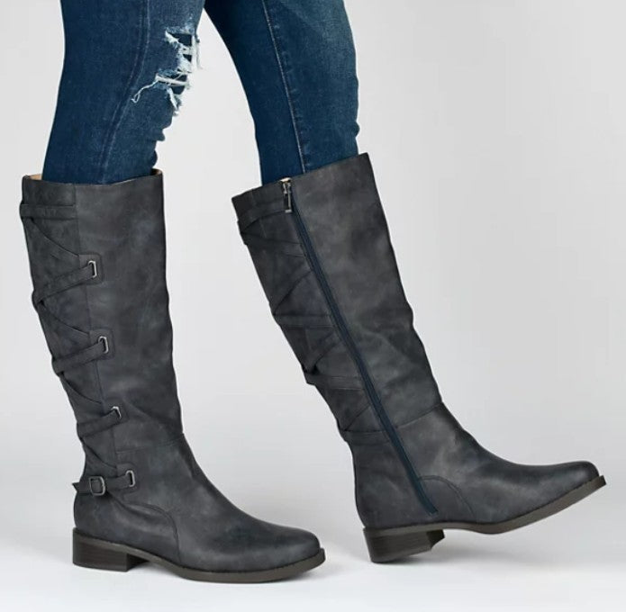 Journee Collection Women's Carly Boots Black Size 7