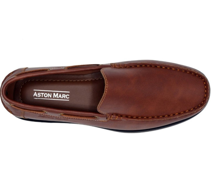 Aston Marc Men's Abrams Slip-on Comfort Loafers Shoes Tan Size 12