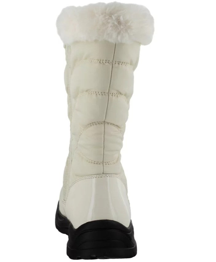 Easy Street Women's Easy Dry by Cuddle Waterproof Boots Winter White Size 6 M