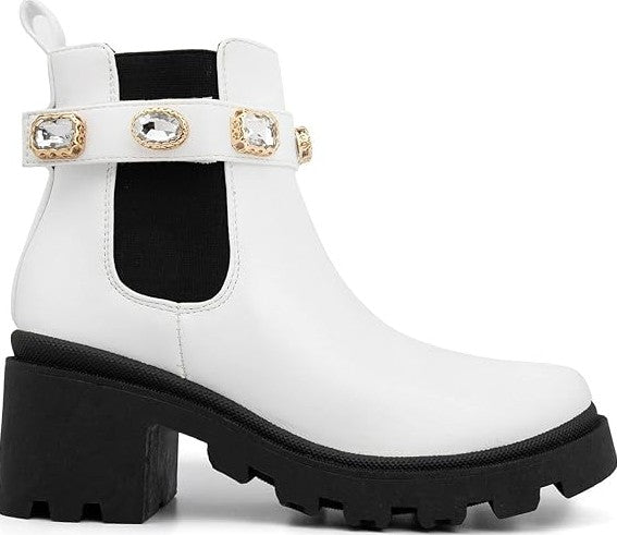 Sugar Women's Memory Foam Favorite Casual Boots White Size 6.5