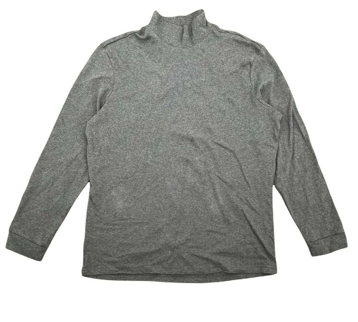 Men's Sweater Long Sleeve Gray Cotton Top