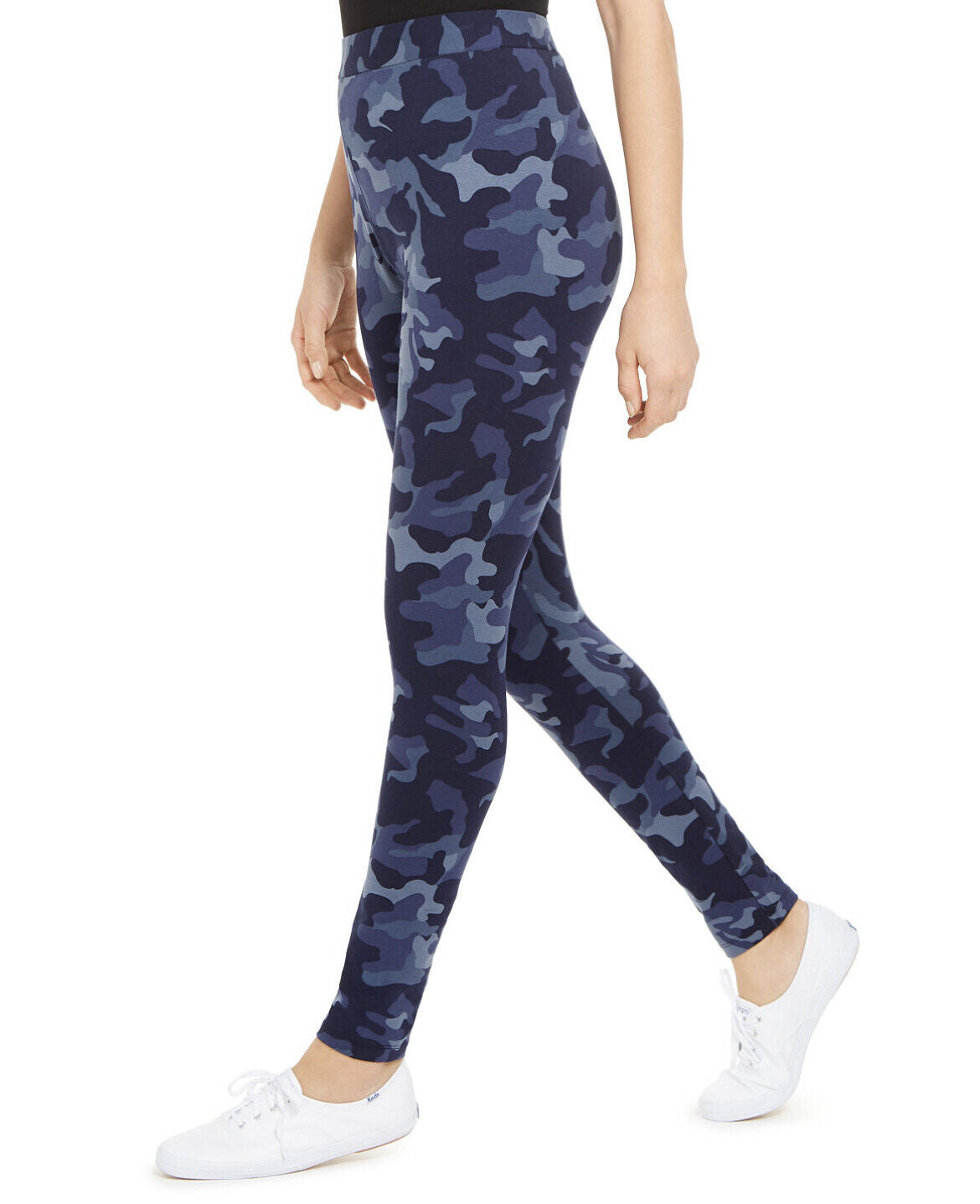 Style & Co. Women's Tummy-Control Bootcut Leggings Industrial Blue Size XS  Short