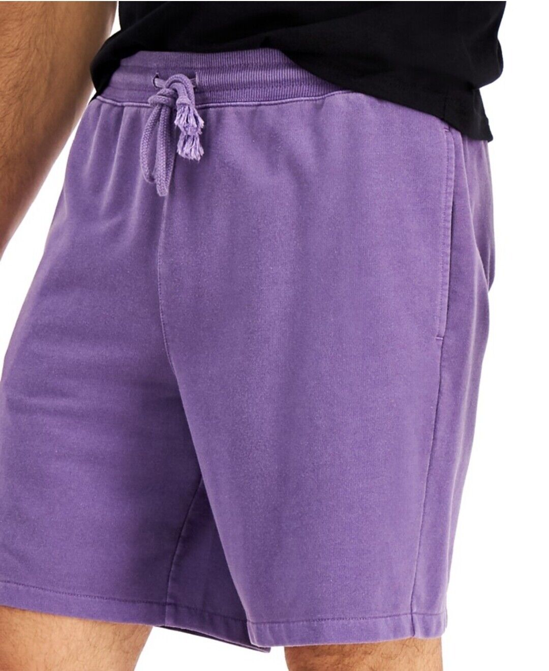 INC International Concepts Men's Regular-Fit Over-Dyed Drawstring Shorts