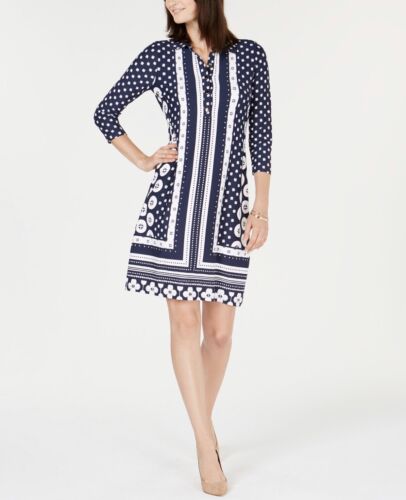 Women's Printed Shirt Dress