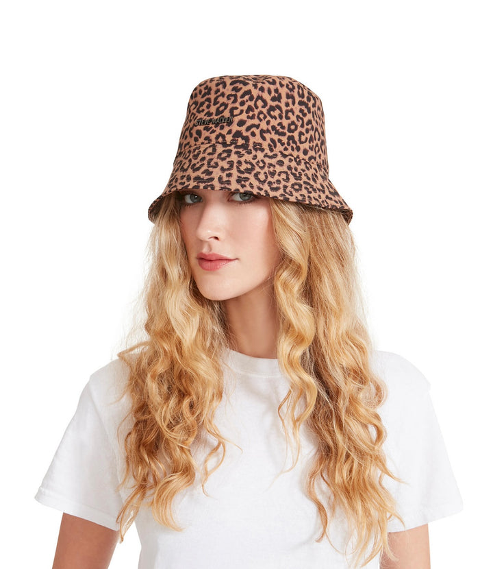 Women's Leopard-Print Water Resistant Packable Bucket Hat