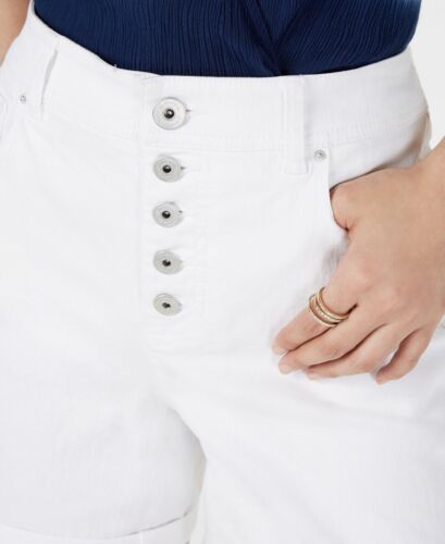 Women's Button-Fly High-Rise Jean Shorts