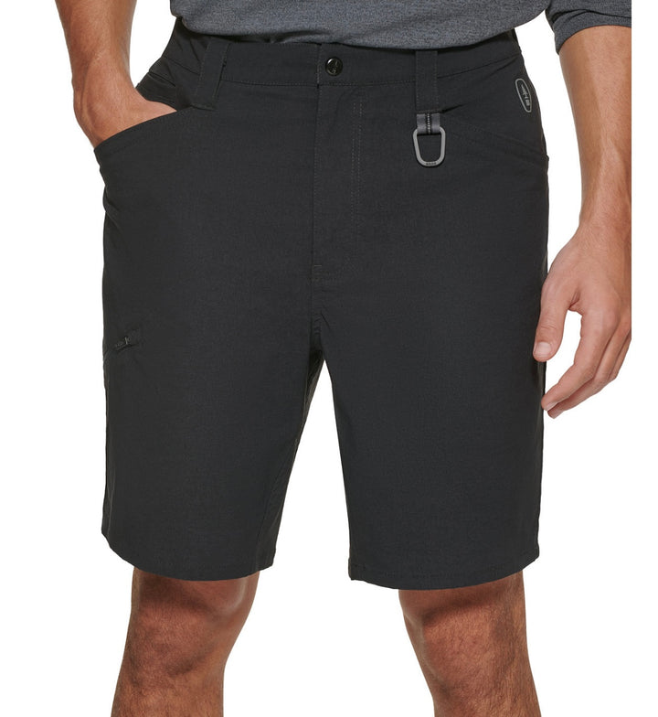 Bass Outdoor Men's Modern Fit Stretch Performance 9" Hiking Shorts Black Size S