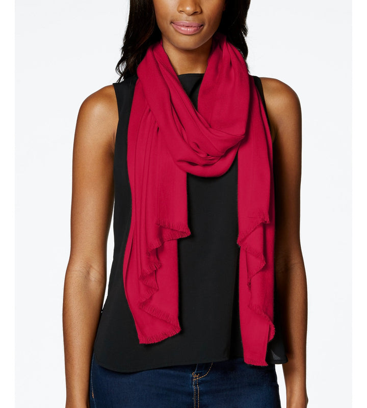 Inc International Concepts Women's Wrap & Scarf in One Red One Size