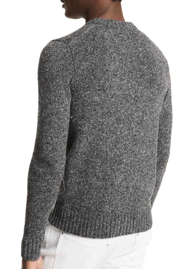 Michael Kors Men's Wool Blend Tweed Regular Fit Crewneck Sweater Size XXL