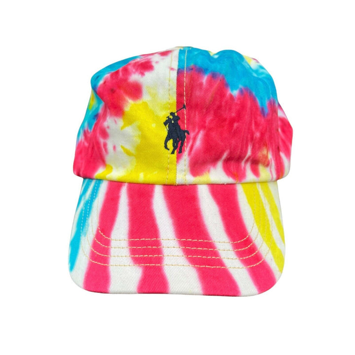 Polo Ralph Lauren Tie-Dye Bright Colors Baseball Cap Hat Logo