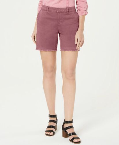 Women's Cutoff Shorts Mid Rise Frayed Hem