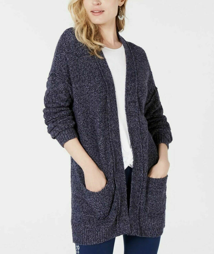 Women's Marled Open-Front Cardigan