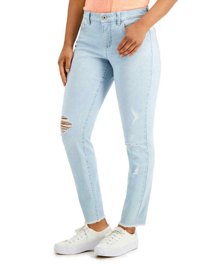 Women's Petite Curvy-Fit Skinny Jeans